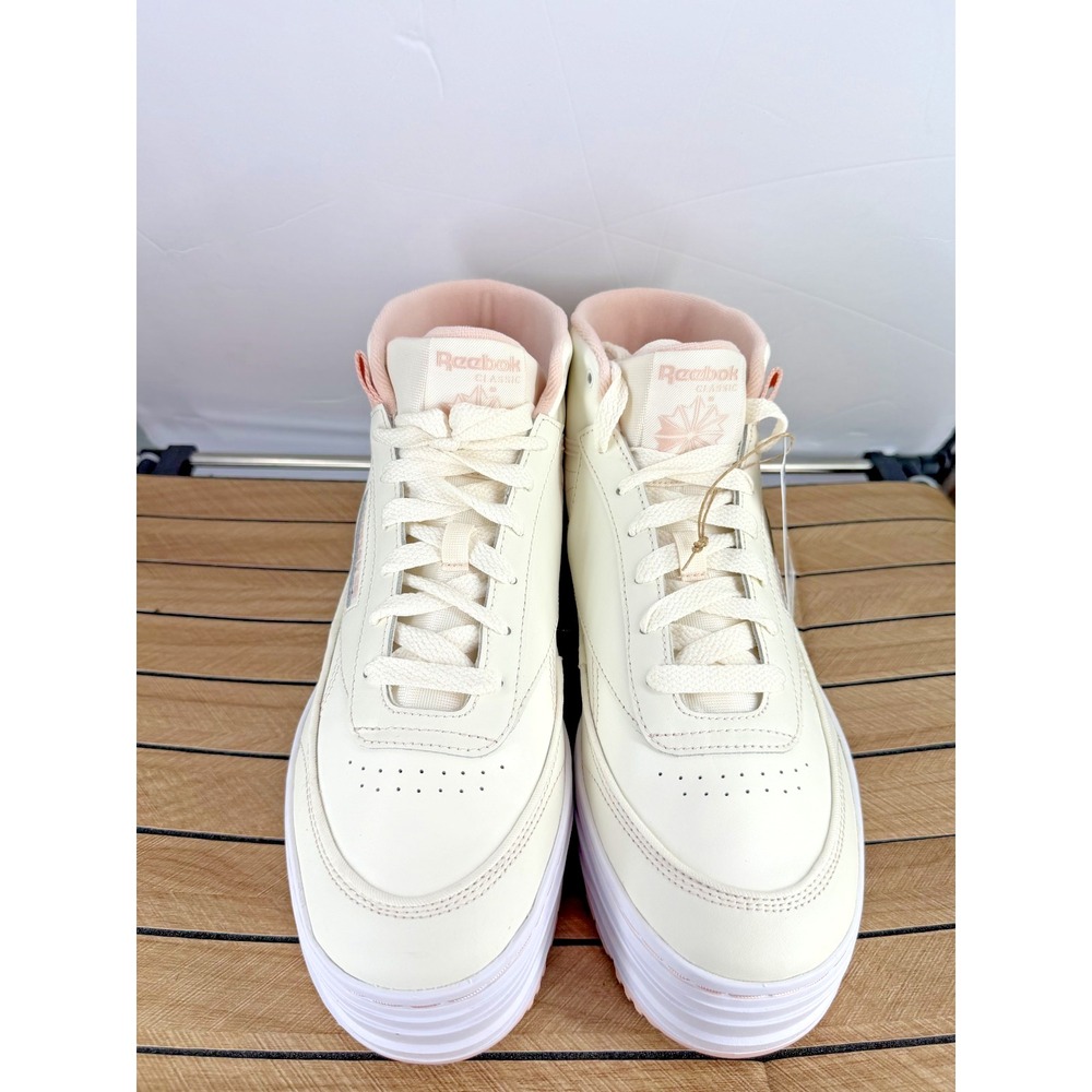 Size 10 - Reebok Club C Geo Mid Taupe W